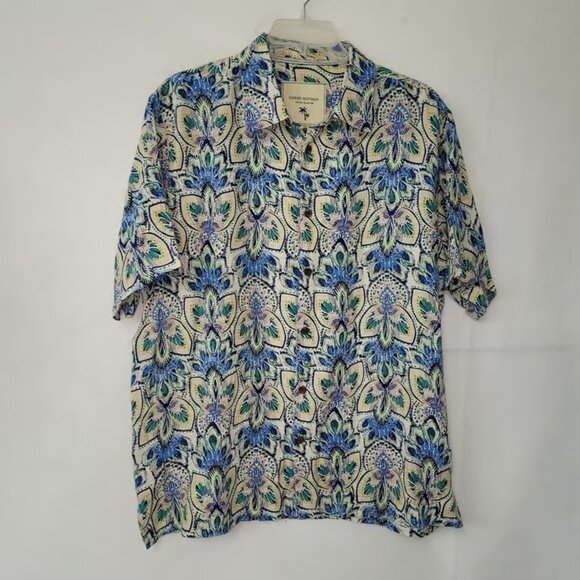 Island Republic Other - Island Republic Vintage Collection Silk Button Up Shirt Men's XXL Tropical Print